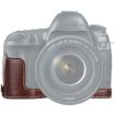 Canon EOS 5D Mark IV/III PU Leather Camera Half Case Base, Coffee - 1