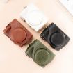 Sony ZV-1F/ZV1M2 Full Body Camera PU Leather Case Bag with Strap Green - 3