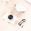 Sony ZV-1F/ZV1M2 Full Body PU Leather Camera Case Bag with Strap White - 2