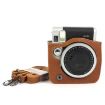 Brown PU Leather Camera Bag for FUJIFILM Instax Mini 90 with Strap - 5