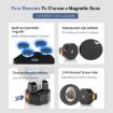 STARTRC VCR Snap-Mag Quick Release Base Mount Adapter for GoPro Black - 7