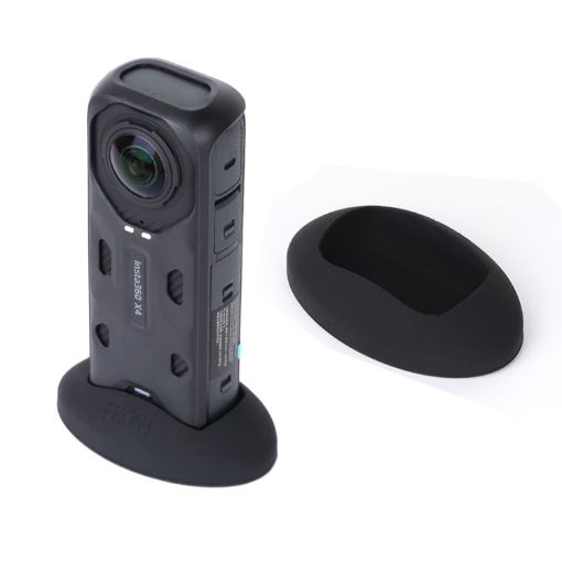 Insta360 X4 Silicone Base Desktop Stand - Black | Secure Camera Mount - 1