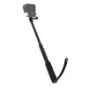 Universal Aluminum Alloy Selfie Stick with Adapter, 25-75cm (Black) - 2