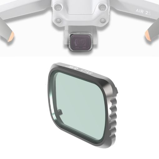 JSR KS STAR Effect Lens Filter for DJI Air 2S, Aluminum Frame - 1