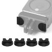 Sunnylife DC339 Silicone Anti-release Plug for DJI Action 2 - 4 PCS (Black) - 1