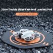 Sunnylife 35cm Fast-Fold Leather Drone Landing Pad for DJI Neo/Avata/Mini - 7