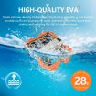 DJI Neo STARTRC Light Anti-Sink Floating Propeller Guard Orange - 3