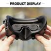DJI Goggles 2/3 Lens Cover Dust-proof VR Silicone Protector (Black) - 3