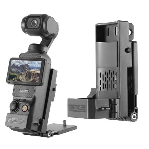 DJI Osmo Pocket 3 STARTRC Magnetic Mount Base Bracket (Black) - 1