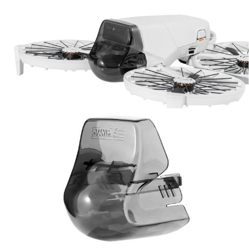 DJI Flip STARTRC Transparent Black Lens & Gimbal Protective Cover - 1