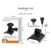 DJI Avata 2 Sunnylife Camera Holder Mount Drone Light Bracket Black - 7