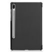 Galaxy Tab S6 T860/T865 Black Leather Case with Holder & Sleep/Wake Function - 3