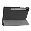 Galaxy Tab S6 T860/T865 Black Leather Case with Holder & Sleep/Wake Function - 8
