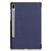 Galaxy Tab S6 T860/T865 Dark Blue Leather Case with Holder & Sleep Function - 3