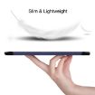 Galaxy Tab S6 T860/T865 Dark Blue Leather Case with Holder & Sleep Function - 4