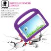 Galaxy 8" Shockproof EVA Bumper Case with Handle & Holder - Purple - 7