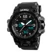 SKMEI 1155B Men's Outdoor Sports Waterproof Large Dial Watch - Black - 1