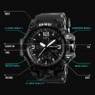 SKMEI 1155B Men's Outdoor Sports Waterproof Large Dial Watch - Black - 5