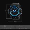 SKMEI 1155B Men's Outdoor Sports Waterproof Watch - Denim Black - 3