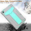 Samsung Galaxy Tab A7 10.4 (2020) Shockproof Case Grey/Mint Green - 4