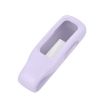 Fitbit Inspire 2 Light Purple Silicone Clip Case Cover Steel Sheet - 2