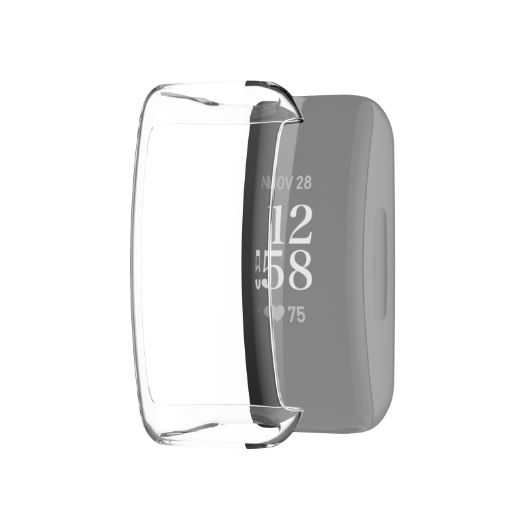 Fitbit Inspire 2 TPU Protective Case Cover - Transparent, Full Coverage - 1