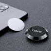 TOPK D21 Magnetic Car Phone Holder Stand - Universal In-car Mount (Black) - 2