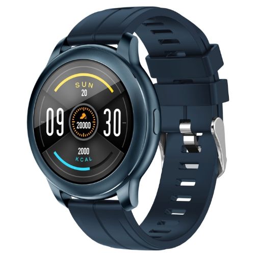 CF22 1.3" IPS Smart Watch, IP67 Waterproof, Sleep/Heart Rate/BP Monitor, Blue - 1