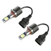 9006 Car Fog Lights 24LEDs SMD-3030 Dual Color White/Gold 12-24V 10.5W - 1