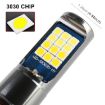 9006 Car Fog Lights 24LEDs SMD-3030 Dual Color White/Gold 12-24V 10.5W - 5