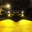H3 2 PCS DC12-24V Car Fog Lights 24LEDs SMD-3030 Gold Light - 7