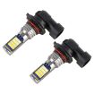 9006 Car Fog Lights 2PCS 24LEDs SMD-3030 White/Gold DC12-24V 8.6W - 1