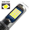 H11/H8 Car Fog Lights 2PCS 24LEDs SMD-3030 White/Lime DC12-24V 8.6W - 5