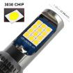 H11/H8 Car Fog Lights 2PCS 24LEDs SMD-3030 DC12-24V 8.6W Gold Light - 5