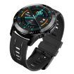 GT3 Smart Watch - 1.3" Round Screen, Sleep/Heart Rate/Temp Monitor (Black) - 2