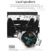 GT3 Smart Watch - 1.3" Round Screen, Sleep/Heart Rate/Temp Monitor (Black) - 6