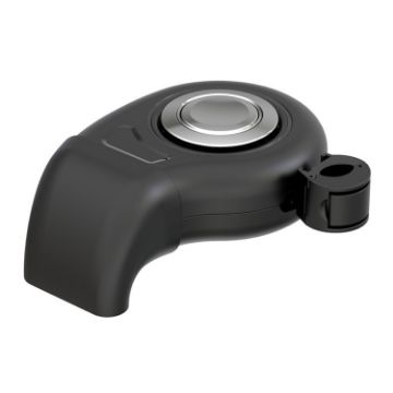 24V Portable Car Dashboard & Seat Hanging Electric Heater Defroster (Black) - 1