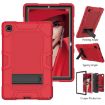 Samsung Galaxy Tab A7 10.4 (2020) Shockproof Case with Holder - Red Black - 4
