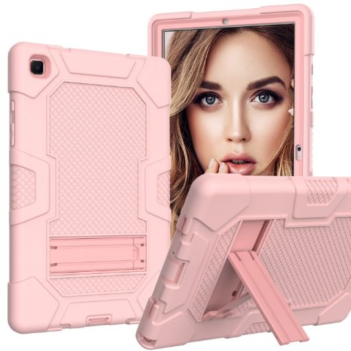 Samsung Galaxy Tab A7 10.4 (2020) Shockproof Case Rose Gold Holder - 1