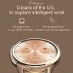 F80 1.3" TFT IP68 Waterproof Women's Smart Watch, Temp/BP/Menstrual Monitor - 4
