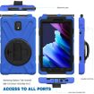 Shockproof Case for Samsung Galaxy Tab Active 3 T570/T575 with Straps - Blue - 3