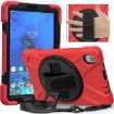 Lenovo Tab M8 (2020) 8" Shockproof Case with Holder & Straps - Red - 1