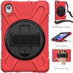 Lenovo Tab M8 (2020) 8" Shockproof Case with Holder & Straps - Red - 2