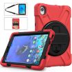 Lenovo Tab M8 (2020) 8" Shockproof Case with Holder & Straps - Red - 4