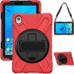 Lenovo Tab M8 (2020) 8" Shockproof Case with Holder & Straps - Red - 7