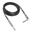 6m TC048SL 6.35mm Plug Straight to Elbow Electric Guitar Cable - 1