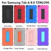 Samsung Galaxy Tab A 8.0 (2019) Shockproof Case with Holder - Grey Orange - 7