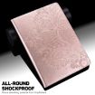 Samsung Galaxy Tab S2 9.7 T815 Rose Gold Peacock Flip Case with Wallet - 5