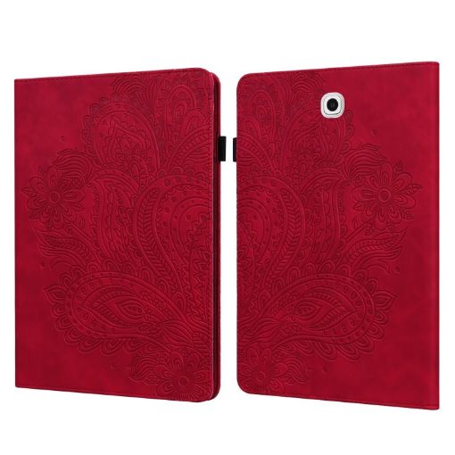 Samsung Galaxy Tab S2 9.7 T815 Red Peacock Flip Leather Case with Wallet - 1