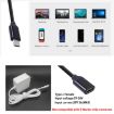 USB-C Male to Female PD Power Extension Cable, 1m Length - 7